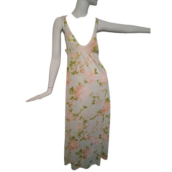Y2K Vintage Womens size 36 Babydoll Whimsical Fairy Floral Maxi Slip Night Dress - Picture 11 of 11